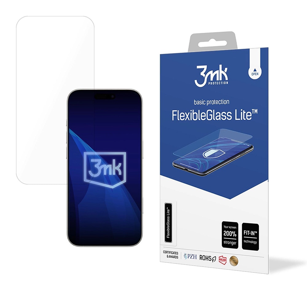 Folie Protectie Compatibila cu FlexibleGlass Lite, 3mk, iPhone 17 - Clear