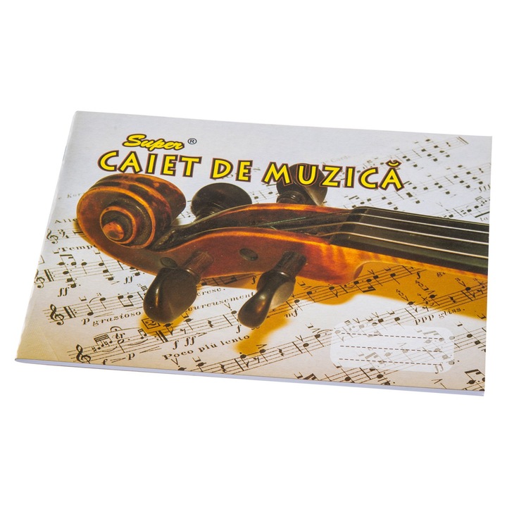 Super caiet de muzica cu 32 file