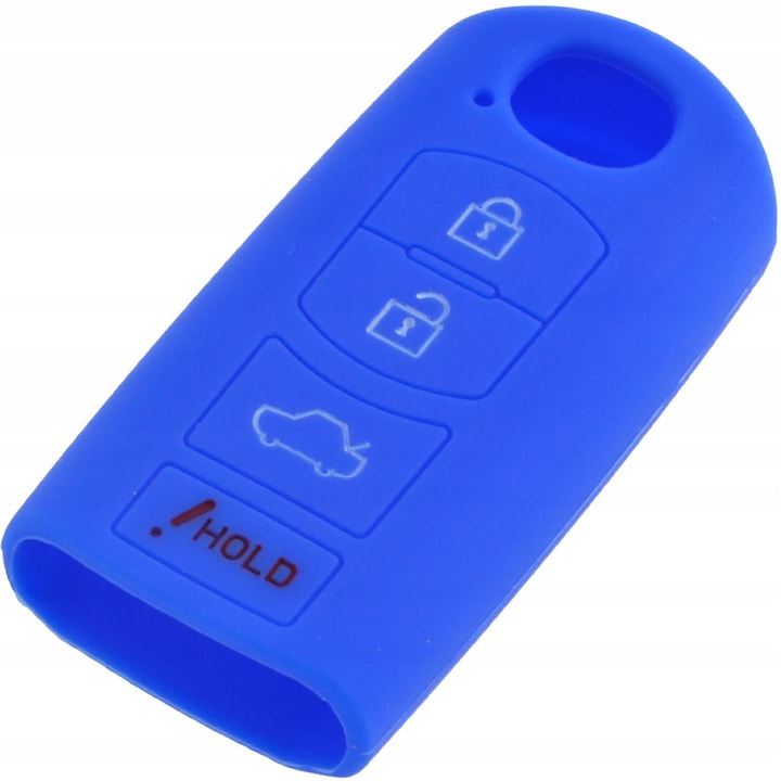 Mazda kulcs szilikon tok - 4-es típus Kék