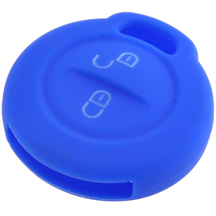 Husa de silicon pentru cheie Mitsubishi - Tip 1 Albastru