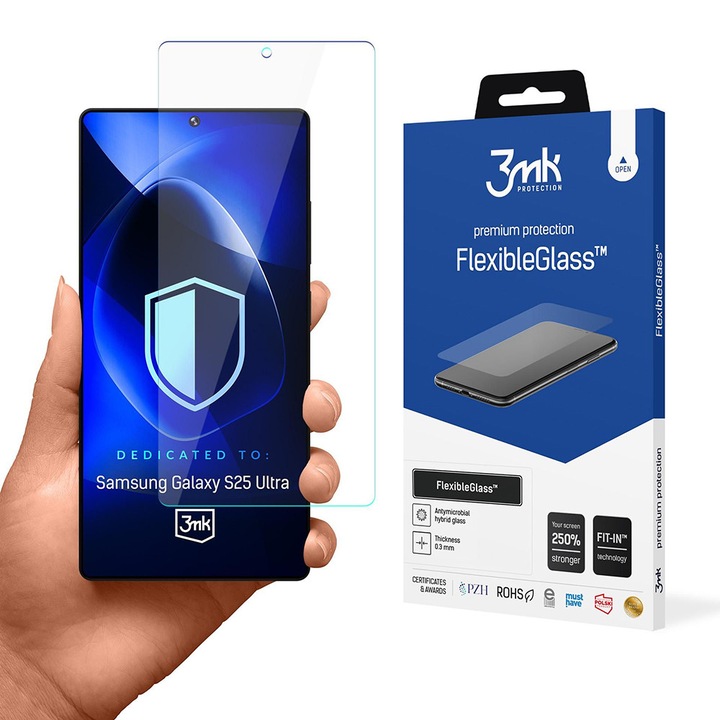 Folie telefon 3MK Samsung Galaxy S25 Ultra transparents, antisoc, flexibil