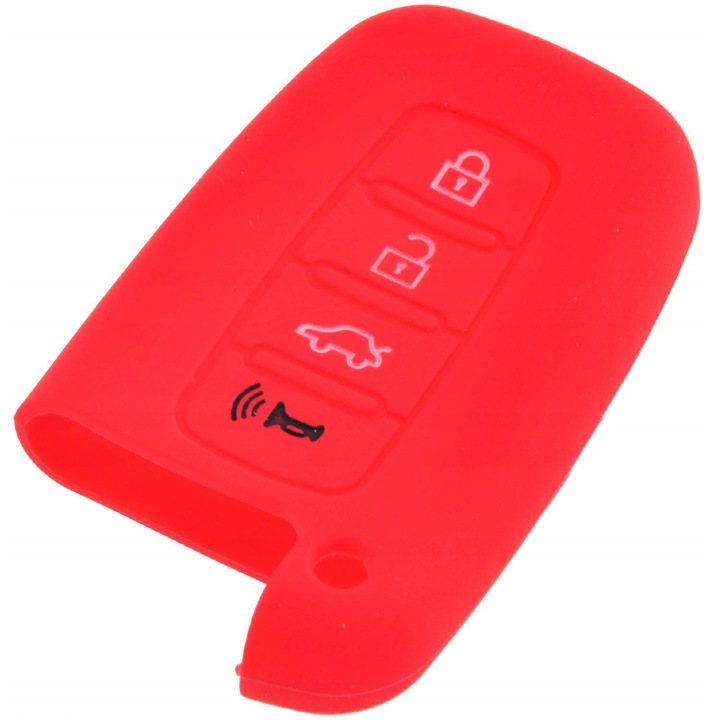 Szilikon tok Kia kulcshoz - 3-as típus, Piros