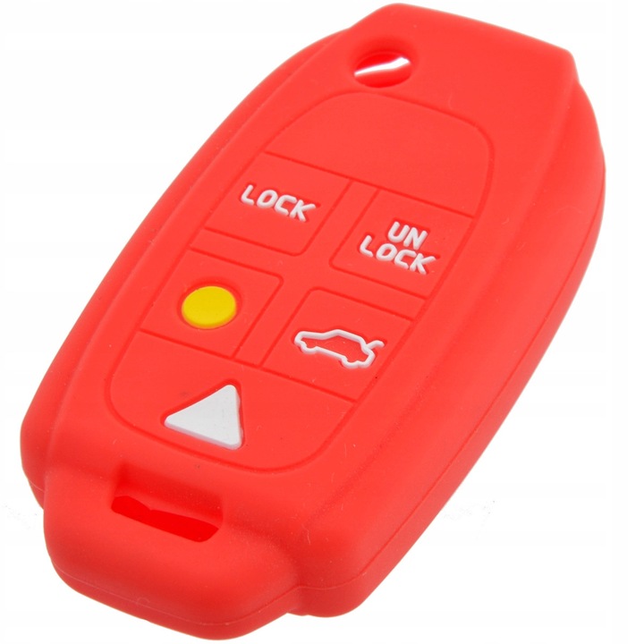 Силиконов калъф за ключ Volvo - Тип 3 Червен