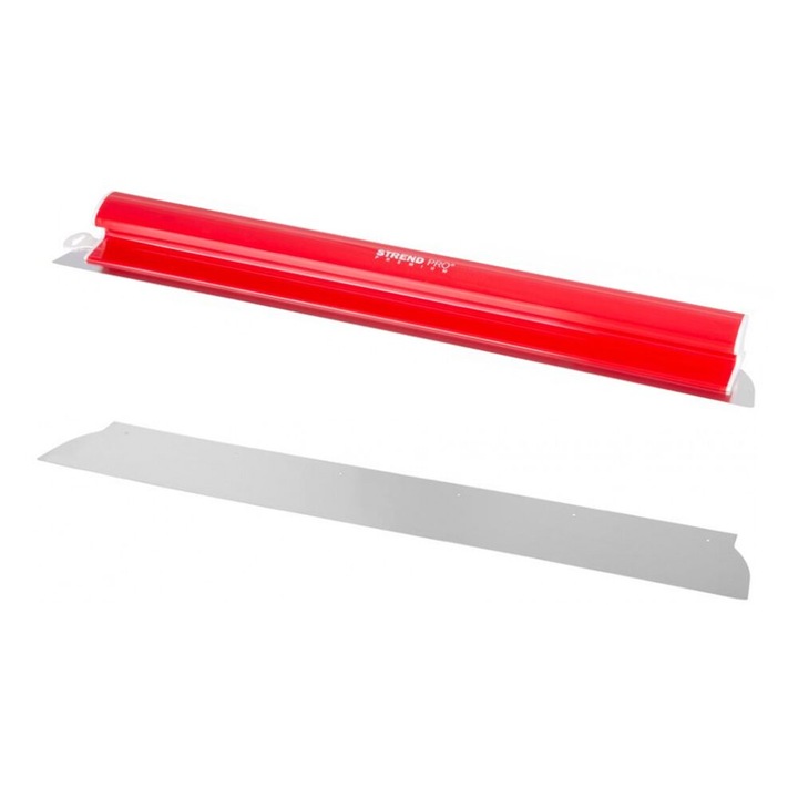 Set gletiera profesionala, inox, 80 cm x 0.3 mm, cu lama de rezerva 80 cm x 0.5 mm, Strend Pro