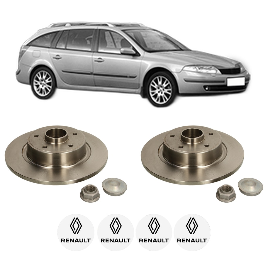 Set 2 discuri frana Spate RENAULT LAGUNA II Grandtour (KG0/1_) din