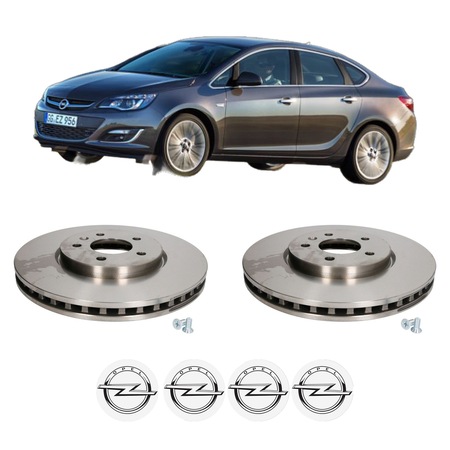 Set 2 discuri frana Fata OPEL ASTRA J Saloon din 2014, KW 103 CP