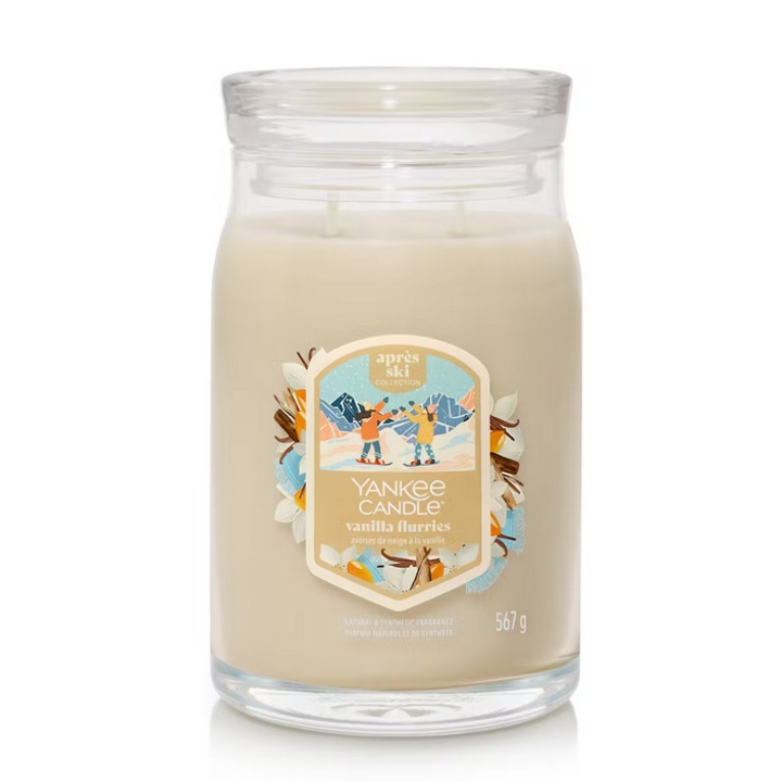 Свещ Yankee Candle Vanilla Flurries, ванилия, кехлибар, 1.5кг
