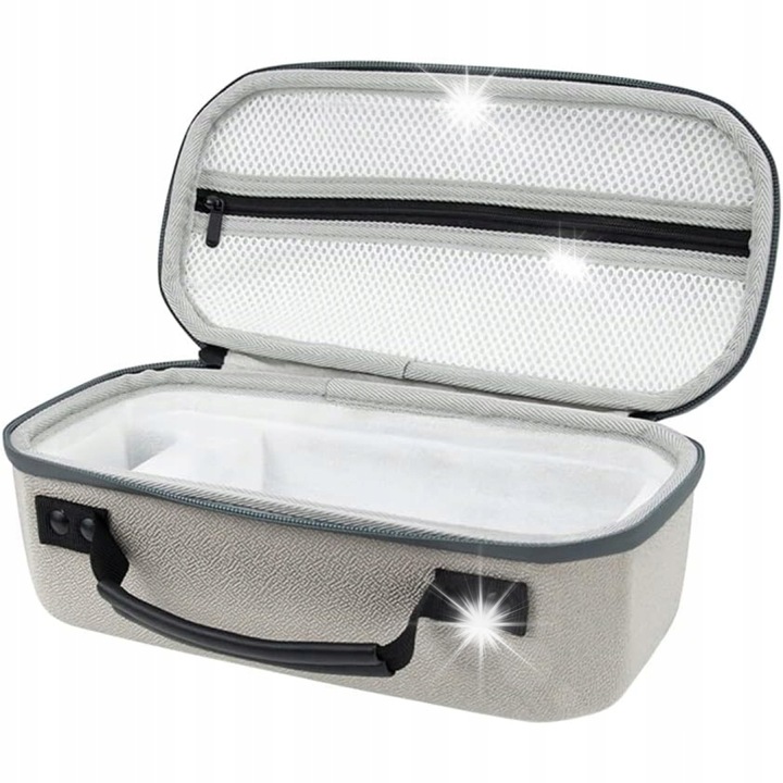 Калъф за проектор, SUPERO, за Samsung Freestyle, водоустойчив, размери 27.5x13.5x12.5cm, комплект 1x HardCase Eva, сив