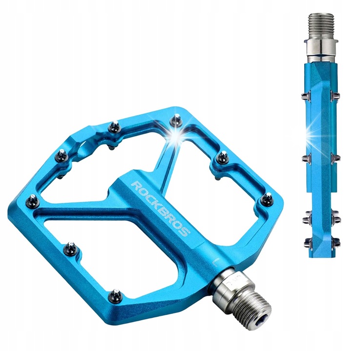 Педали за велосипед RockBros, 12x10,4x1,75см, анодизиран алуминий, сухи, комплект