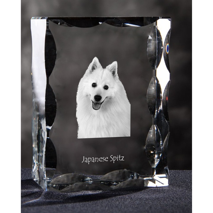 Decoratiune, Art-Dog, sticla, model caine, 12x9x5cm