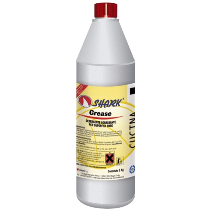 Detergent universal Shark GREASE pentru degresare, parfum de lămâie, 1kg