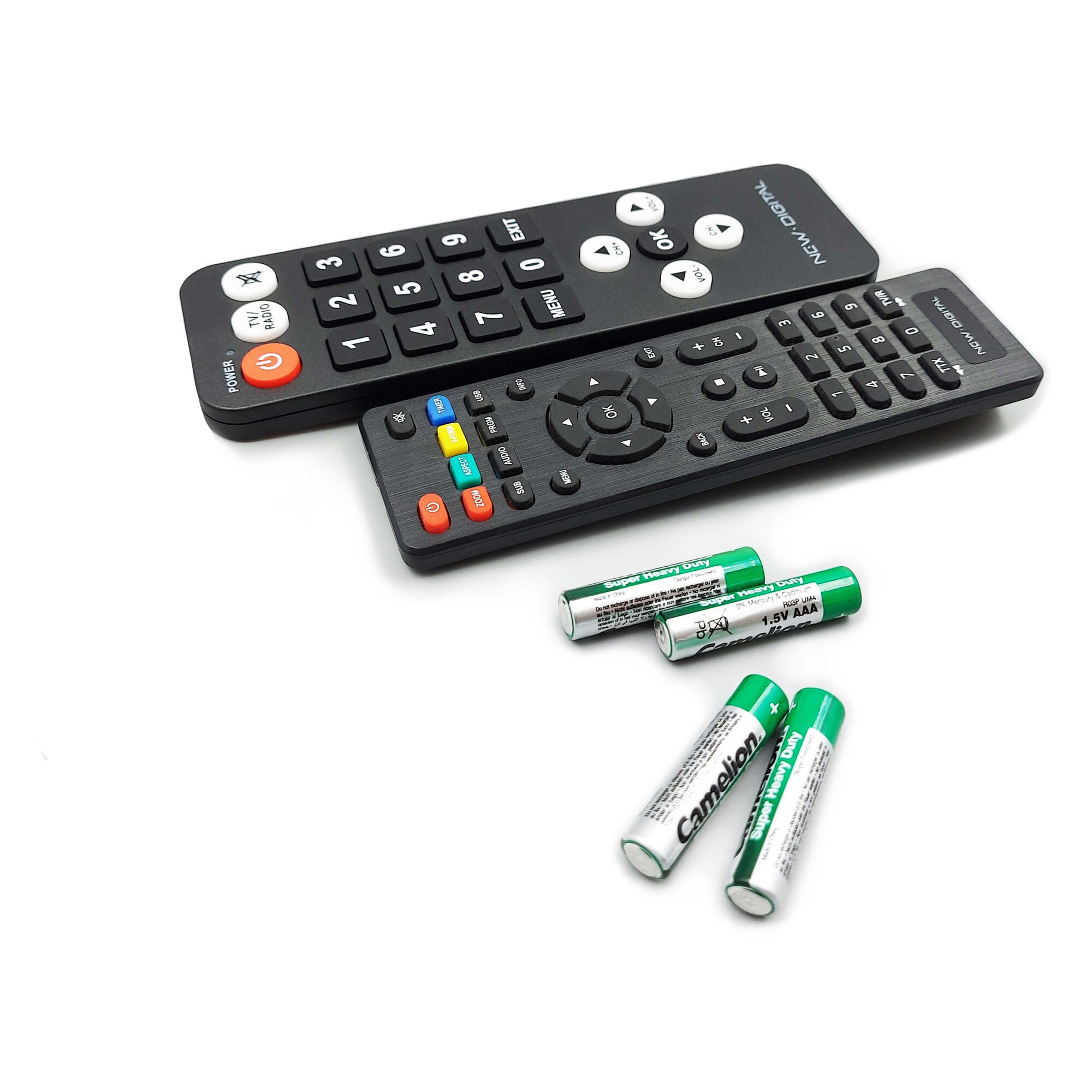 Tuner TV New Digital DVBT2 HD, 2 telecomenzi, 1xHDMI, 1xSCART