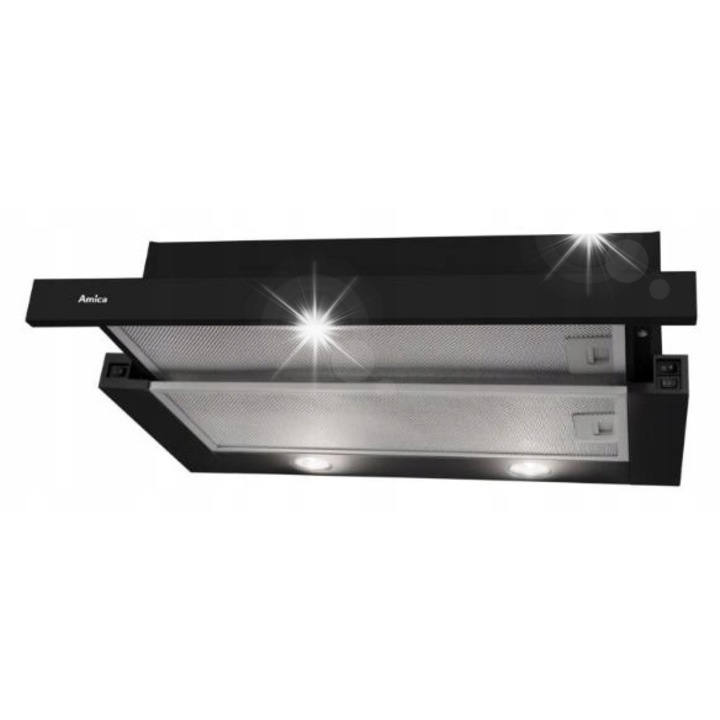 Телескопичен абсорбатор Amica OTP6243B, 270 м3/ч, черен, 59,8x17,6x30см