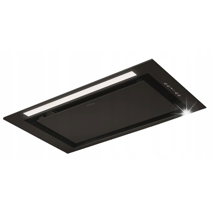 Абсорбатор за вграждане Elica Lane, 550m3/h, черен, 52см, LED осветление