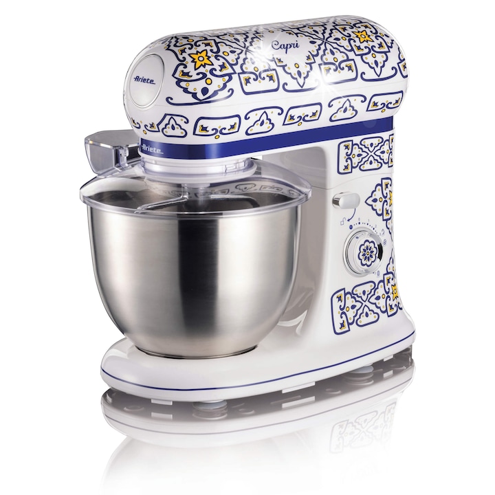 Кухненски робот Ariete, 1200W, 5.5L, бял/син, 28.5x42.5x38.5см
