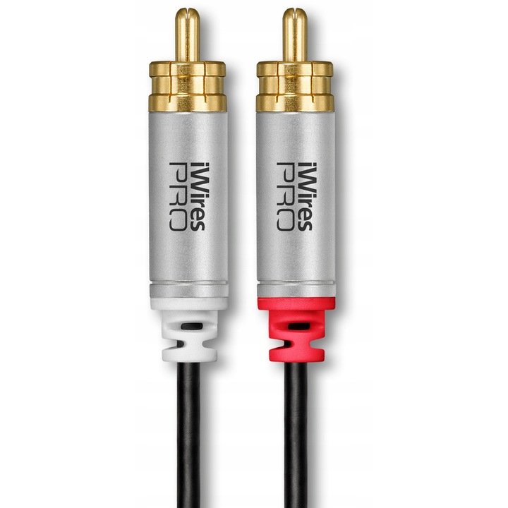 Аудио кабел Techlink, 2x RCA - 2x RCA, 3м, медна сърцевина