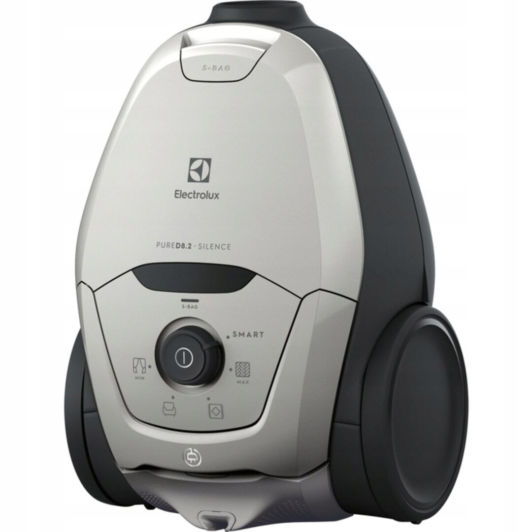 Aspirator cu sac Electrolux Pure D8.2 SILENCE, 57 dB, cu perie OneGo Power Clean