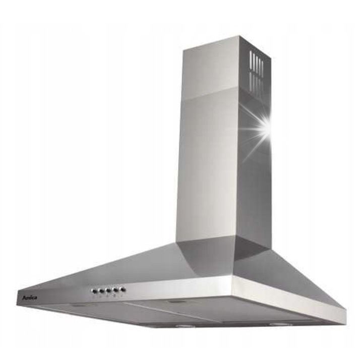 Аспиратор Amica OKP6221Z 388 м3/ч 65dB Сребърен 60x60x49см