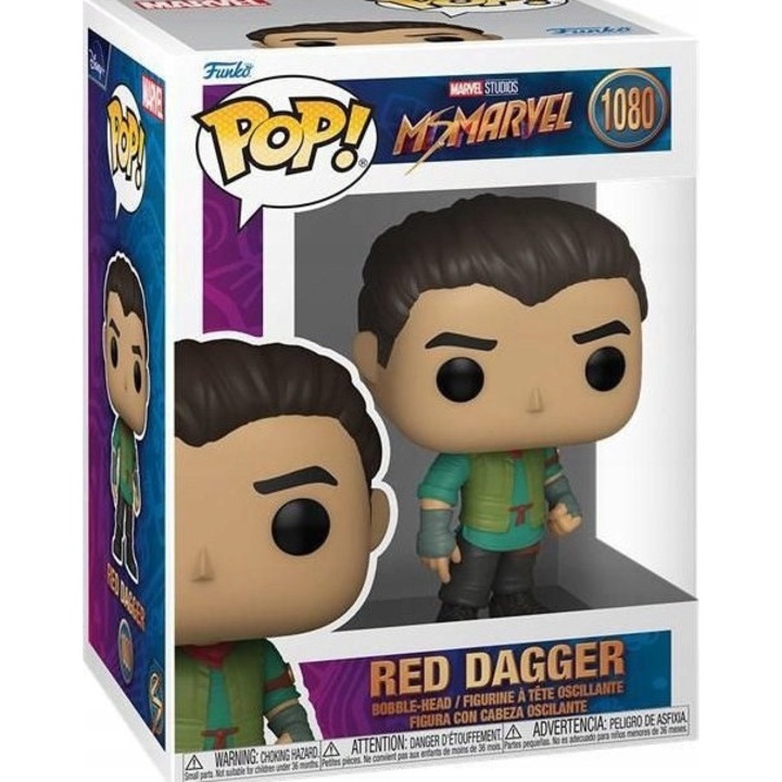 Колекционерска фигурка Funko Pop! Ms. Marvel, Red Dagger, винил, 10см