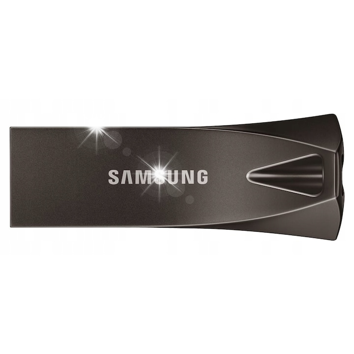 Флашка Samsung BAR Plus 512GB, сива, 400 MB/s, 15.46x40.05x12.02mm