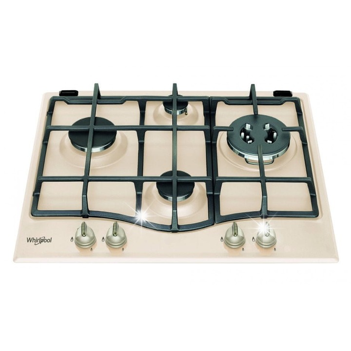Газов плот Whirlpool GMT 6422 OW, 4 горелки, бял, 59x51см