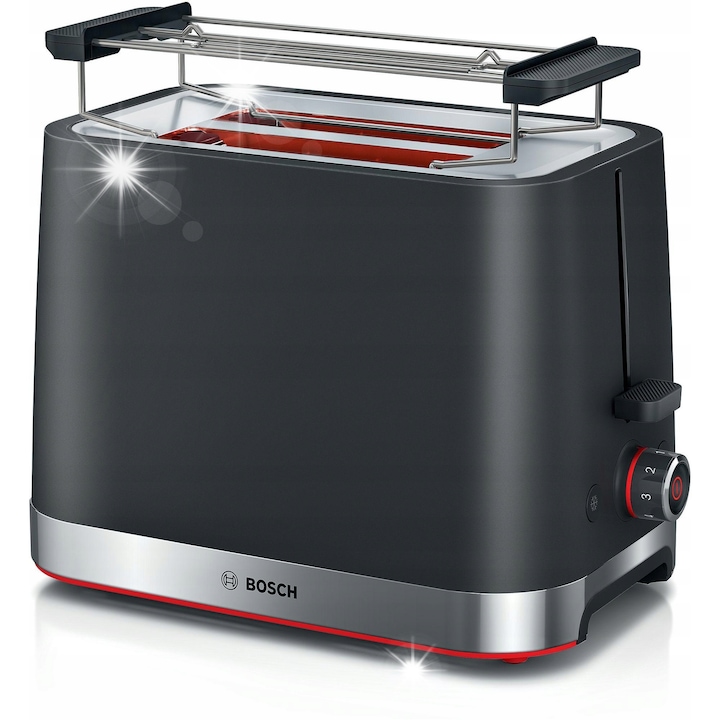 Тостер Bosch TAT4M223, 950W, 2 филии, черен
