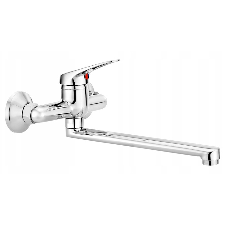 Санитарен смесител Deante Neo Lobo BYU 080M, хром, 273 мм, обикновен тип, стенен монтаж