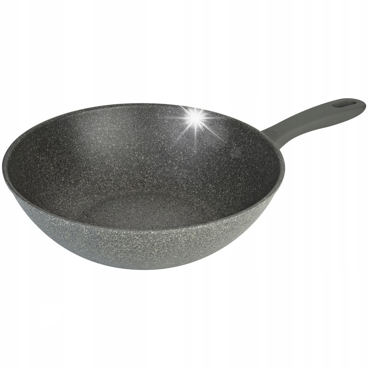 WOK тиган Ballarini Murano 30 см, сив, 5 слоя, алуминий