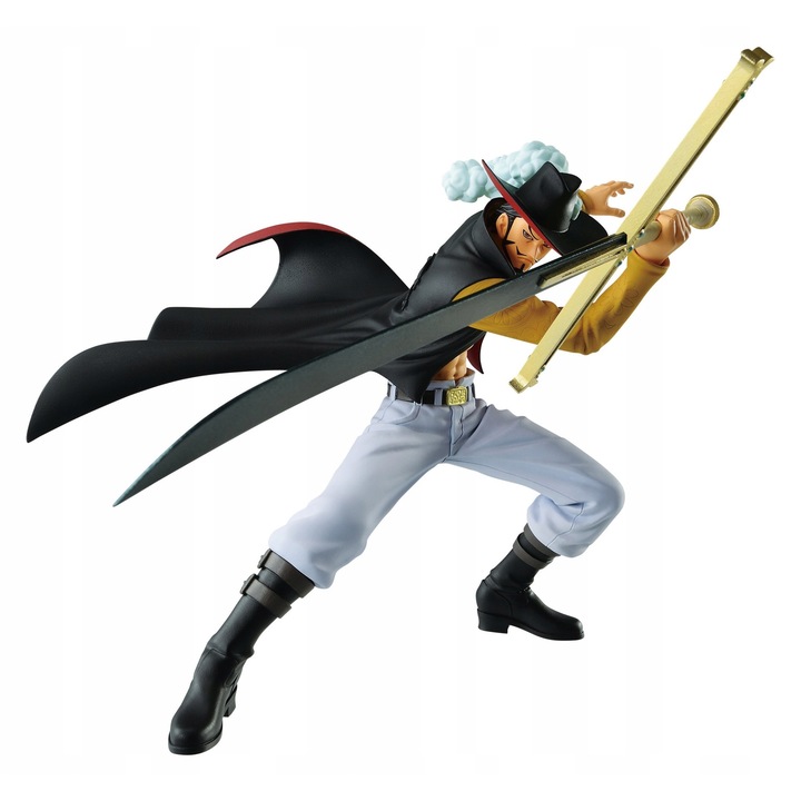 Фигурина One Piece Battle Record Collection, Dracule Mihawk, 13см, многоцветен