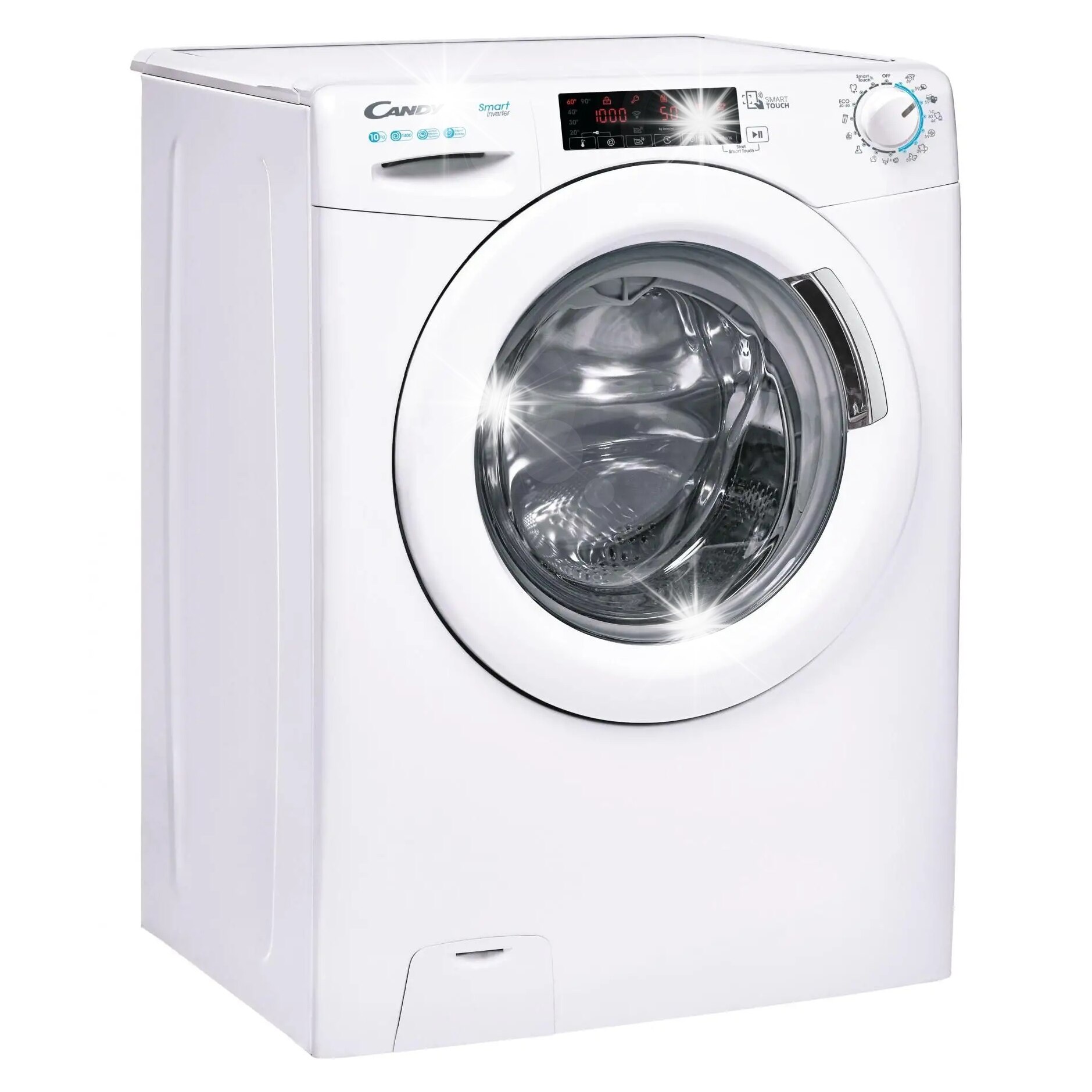 Masina de spalat rufe Candy CS 1410TXME/1-S, 10 kg, 1400 rpm, alb, 58x60x85 cm