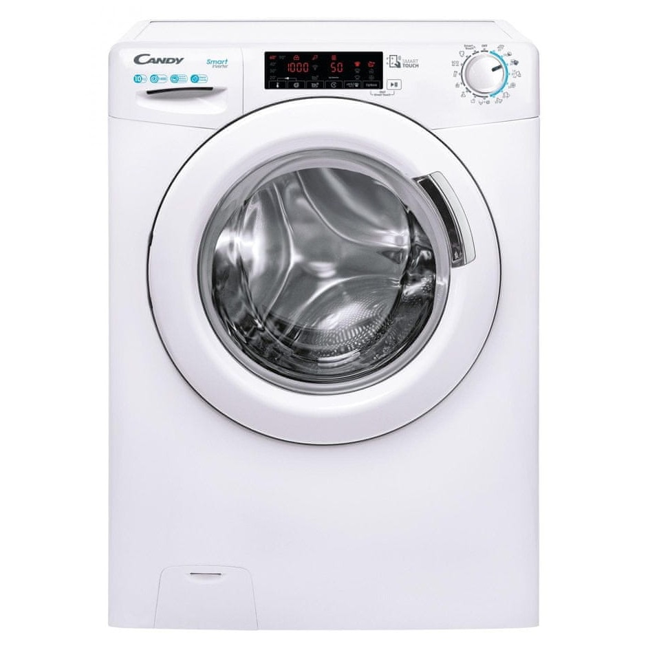 Masina de spalat rufe Candy CS 1410TXME/1-S, 10 kg, 1400 rpm, alb, 58x60x85 cm