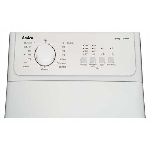 Masina de spalat rufe Amica EWA3T712ANi 7kg 1200rpm 78dB alb 61x40x87,5cm