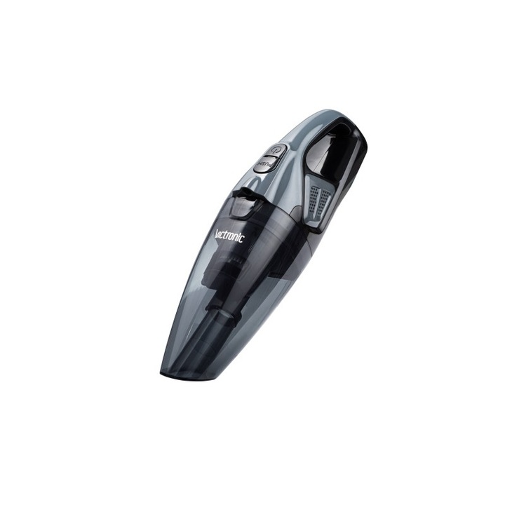 Aspirator fara cablu cu acumulator, Putere 50 W, autonomie max 20 min, recipient 0, 50 l, filtru HEPA, Victronic VC208