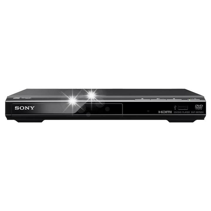 DVD плейър Sony DVP-SR760H, 1080p, DTS, Dolby Digital, USB, HDMI, черен
