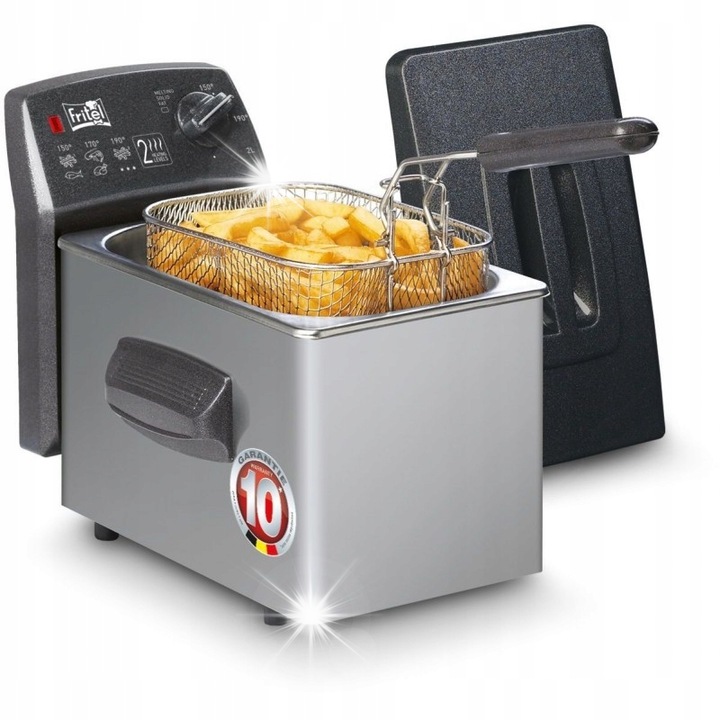 Фритюрник Fritel Turbo SF 4050, 2000W, 2 литра, антрацит, система CooL Zone