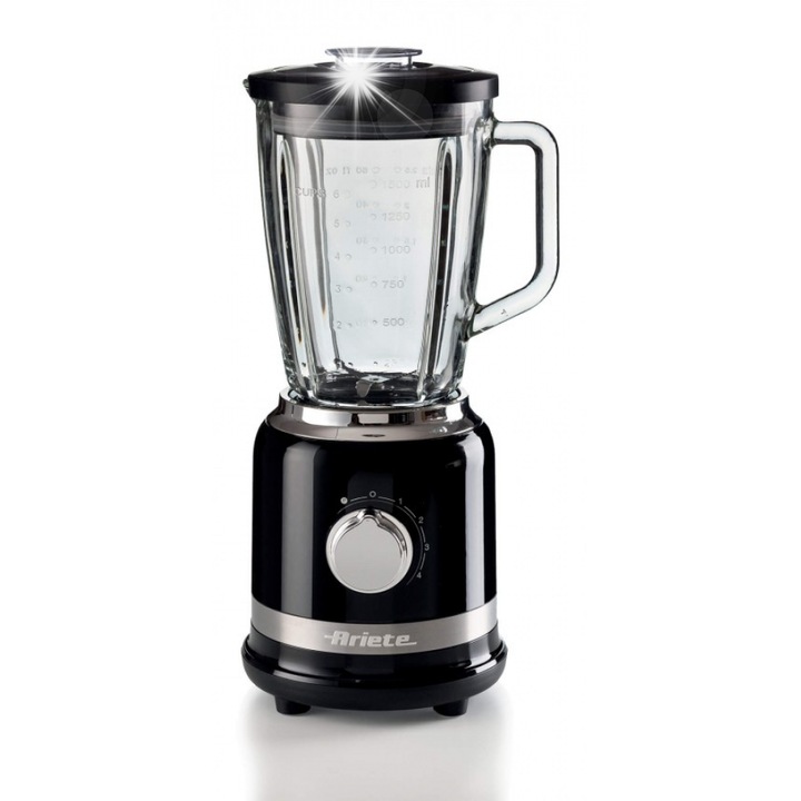 Пасатор Ariete Moderna 585/02 1000W 1,5L, черен, 4 скорости, натрошаване на лед