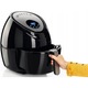 Friteuza cu aer cald / fara ulei Ariete Airy Fryer XXL 4618, 1800 W, 5,5 l, 7 programe, panou tactil, cos detasabil, negru