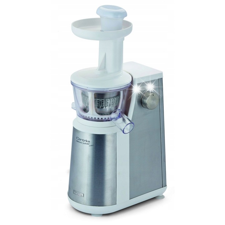 Вертикална сокоизстисквачка Ariete Centrika, 400W, сребриста, лесна за почистване
