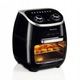 Фритюрник без мазнина (Air Fryer) Ariete 4619 Air Fryer Oven, 2 в 1 фурна и фритюрник, 2000 W, регулируема температура 80-200°C, таймер 60 мин, черен, 11 L