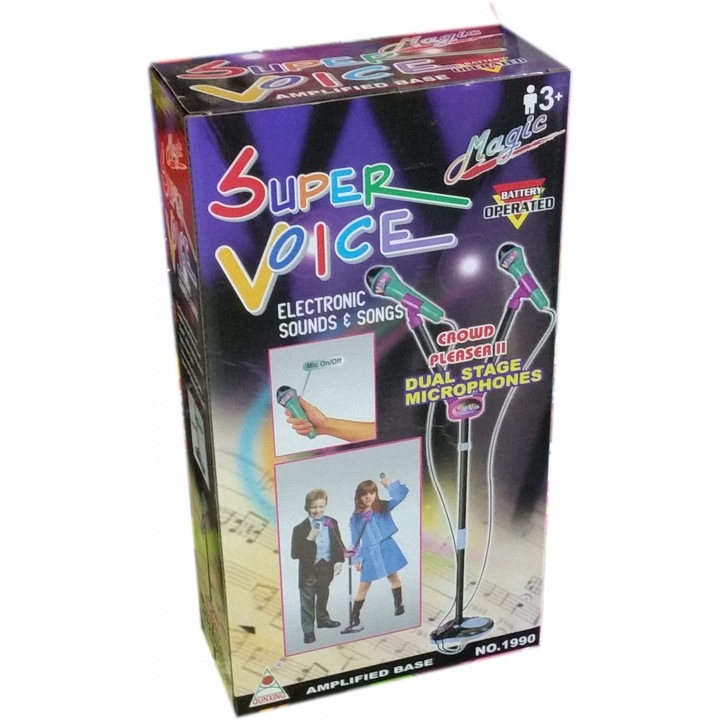 Детска играчка Микрофони на стойка Kristaltoys