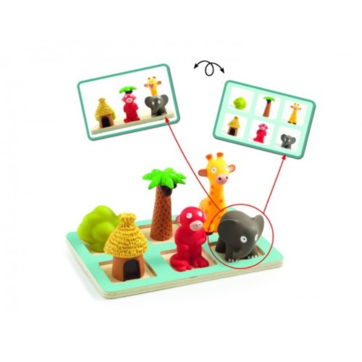 Joc educativ Djeco - Orientarea in spatiu