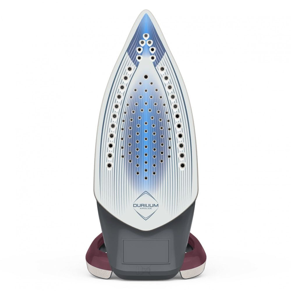 Fier de calcat cu abur Tefal Smart Protect Plus FV6870, 2800 W, 40 g/min, gri-bordo