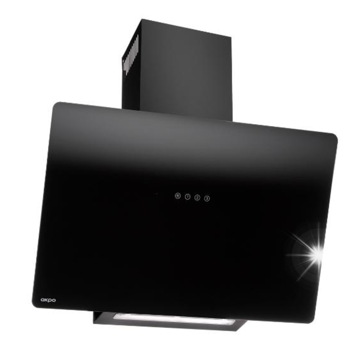 Кухненски аспиратор Akpo WK-11 Smart 60, 315 м3/ч, 53 dB, черен, 60x60.5x35 см