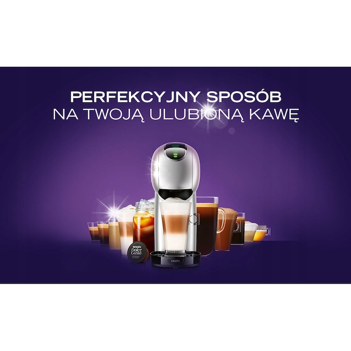 Еспресо машина Krups KP440, 1500W, 800мл, 15 бара, сребриста