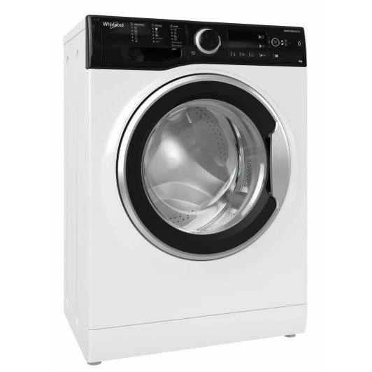 Masina de spalat rufe Whirlpool, WRBSB 6249 S EU, 6 kg, 1200 rpm, alb-negru, 43x60x85 cm