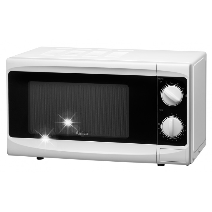 Cuptor cu microunde Amica AMG20M70V 20L 700W, mecanic, 26,2x45,2x32cm