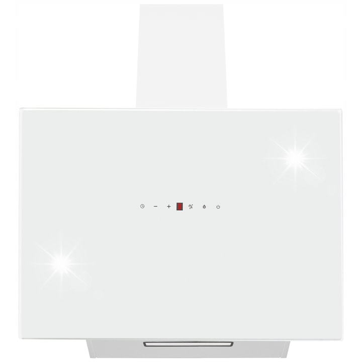 Абсорбатор Amica OKP6552SW, 3 скорости, озонов генератор, бял, 60x75.8-113.8x37.6см