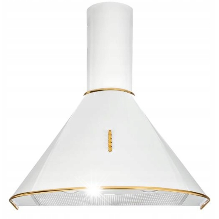 Аспиратор Akpo WK-4 Dandys Gold 50, бял, 332,4 м3/ч, 66 dB, 50x65,5x55 см