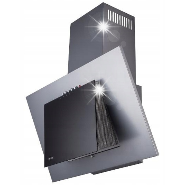 Аспиратор Akpo, модел WK-4 Nero, 50см, 323,9 м3/ч, 71 dB, саро-карбон, алуминий