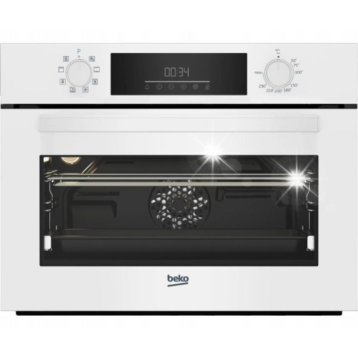 Електрическа фурна Beko b300, 48л, бяла, с термообект и електронен контрол